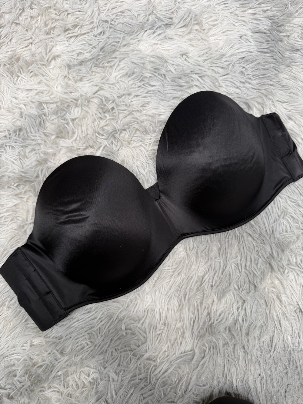 Cacique Black Strapless Bra Plus Size 44D
